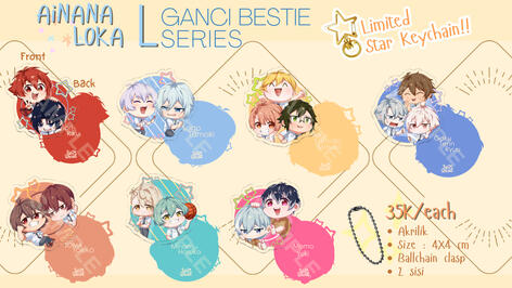 IDOLiSH7 Keychain Fanmerch for Comifuro 17